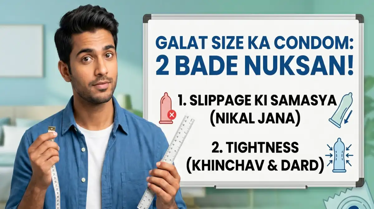 galat size ka condom